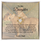 Lion Necklace, To My Daughter Necklace, Father Daughter Jewelry, Birthday Gift