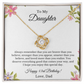 To Daughter 43rd Birthday Necklace Gift From Dad