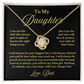 To My Beautiful Daughter Necklace Gift From Dad, Jewelry