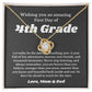 First Day Of 4th Grade , For Daughter, Son, Back To School Gift Necklace Jewelry, Elementary School