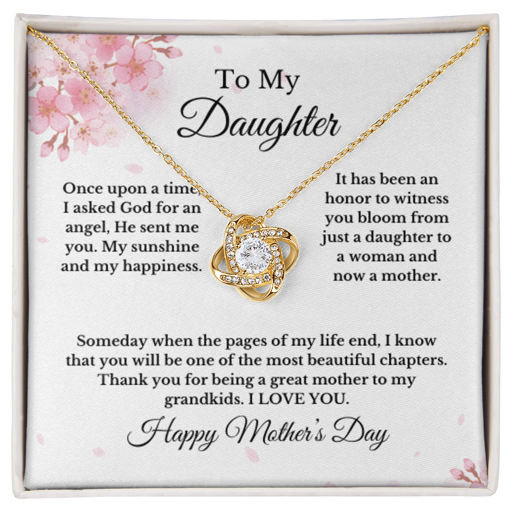 To Daughter From Mom Mother's Day Gift- Great Mother Necklace