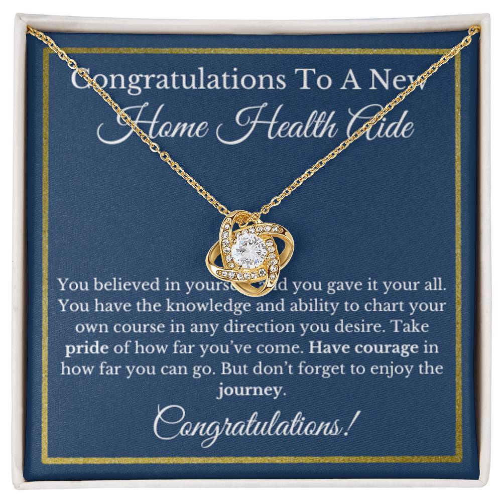 Home Health Aide Graduation Gift, Jewelry Gift, Necklace