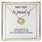 May You Be Proud Necklace, Coworker Birthday Gift, Employee Gifts, Thank You Notebook, Leader Appreciation Jewelry