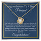 Principal Necklace Gift, New School Leader Jewelry, Graduation, Educational Leadership Present