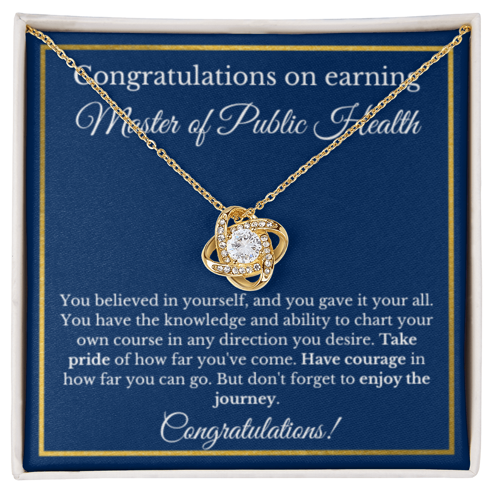 Masters of Science in Public Health Degree Graduation Gifts, Love Knot
