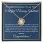 Certified Nursing Assistant Graduation Gift For Nurse, CNA Jewelry, Healthcare Provider Necklace.
