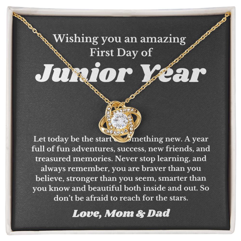 First Day Of Junior Year, For Daughter, Son, Back To School Gift Necklace Jewelry High School