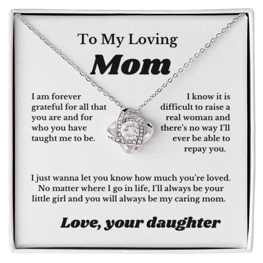 To My Mom Gift for Mother From Daughter Mom Gift