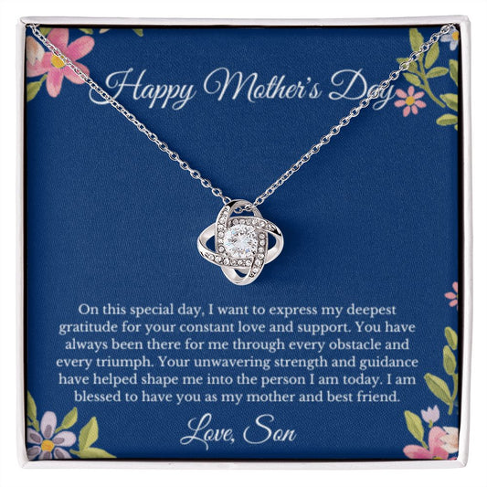 Heart, Groom To Mother Gift, Son To Mother On Wedding Day Necklace, Mother Of The Groom Gift From Son, Mom Wedding Gift, Mother's Day