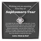 First Day Of Sophomore Year, For Daughter, Son, Back To School Gift Necklace Jewelry High School