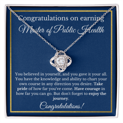Masters of Science in Public Health Degree Graduation Gifts, Love Knot