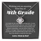 First Day Of 4th Grade , For Daughter, Son, Back To School Gift Necklace Jewelry, Elementary School