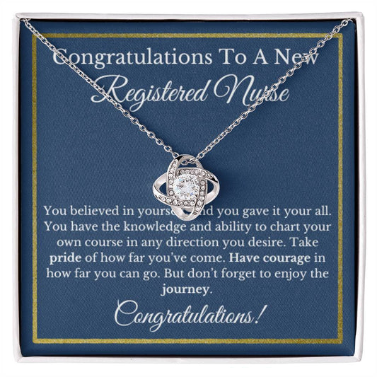 Registered Nurse Graduation Gift, For Nurse, RN Jewelry, Healthcare Provider Necklace.