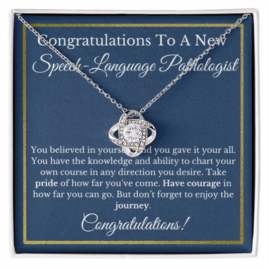 SLP Graduation Gift, Speech Pathologist Necklace, Future SLP, Meaningful Jewelry for Speech Therapist