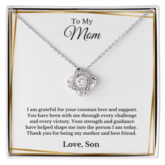 Heart, Groom To Mother Gift, Son To Mother On Wedding Day Necklace, Mother Of The Groom Gift From Son, Mom Wedding Gift, Mother's Day
