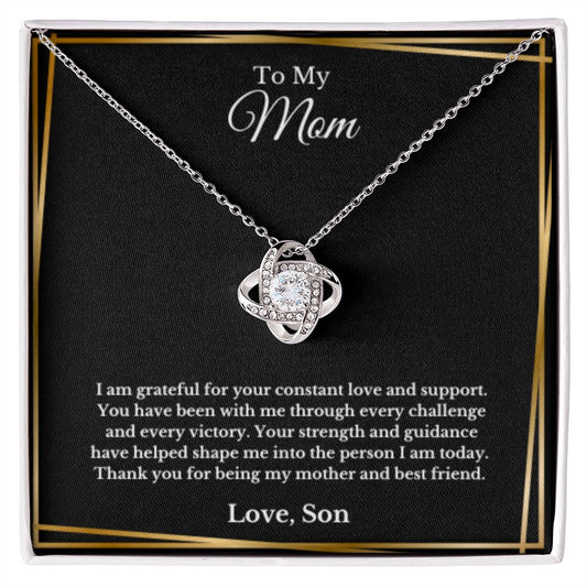 Heart, Groom To Mother Gift, Son To Mother On Wedding Day Necklace, Mother Of The Groom Gift From Son, Mom Wedding Gift, Mother's Day