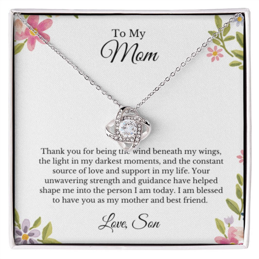 Heart, Groom To Mother Gift, Son To Mother On Wedding Day Necklace, Mother Of The Groom Gift From Son, Mom Wedding Gift, Mother's Day