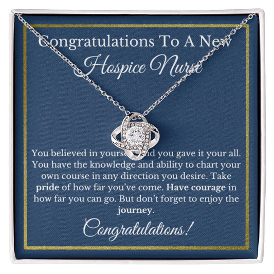 Hospice Nurse Graduation Gift, Healthcare Jewelry Necklace.