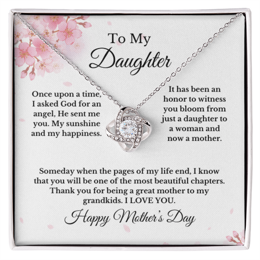 To Daughter From Mom Mother's Day Gift- Great Mother Necklace