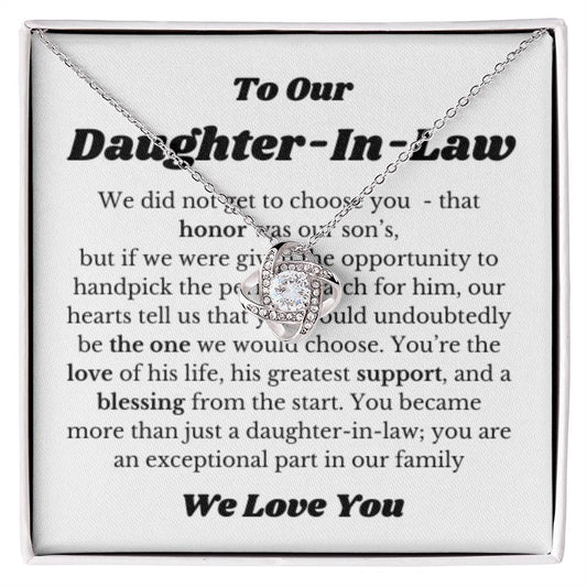 Necklace Gift for Daughter In Law, Daughter In Law Wedding Gift Idea, Daughter In Law Birthday