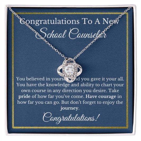 School Counselor Graduation Gift, Encouragement Necklace, Jewelry, Mental Health Advocate