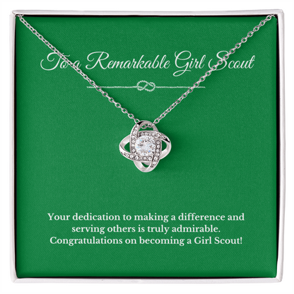 Love Knot To A Remarkable Scout Necklace
