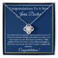 Juris Doctor Message Card Jewelry, Gold Diamond, JD Graduation Gift, Grad Gift For Law, Law School Graduation Gift