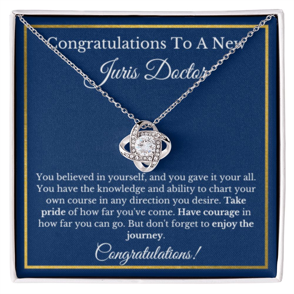 Juris Doctor Message Card Jewelry, Gold Diamond, JD Graduation Gift, Grad Gift For Law, Law School Graduation Gift