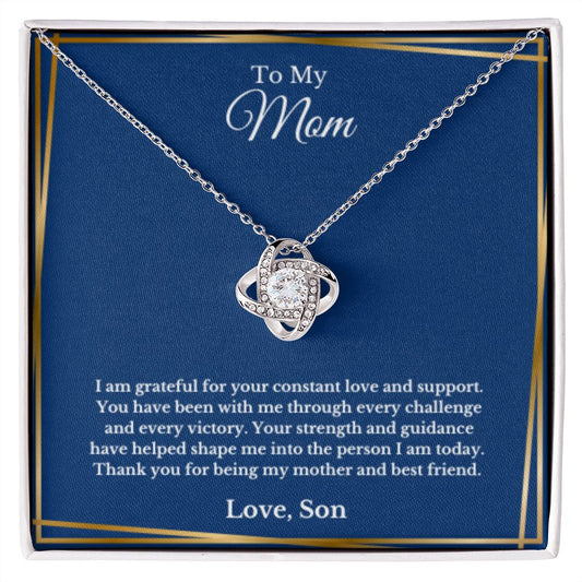 Heart, Groom To Mother Gift, Son To Mother On Wedding Day Necklace, Mother Of The Groom Gift From Son, Mom Wedding Gift, Mother's Day