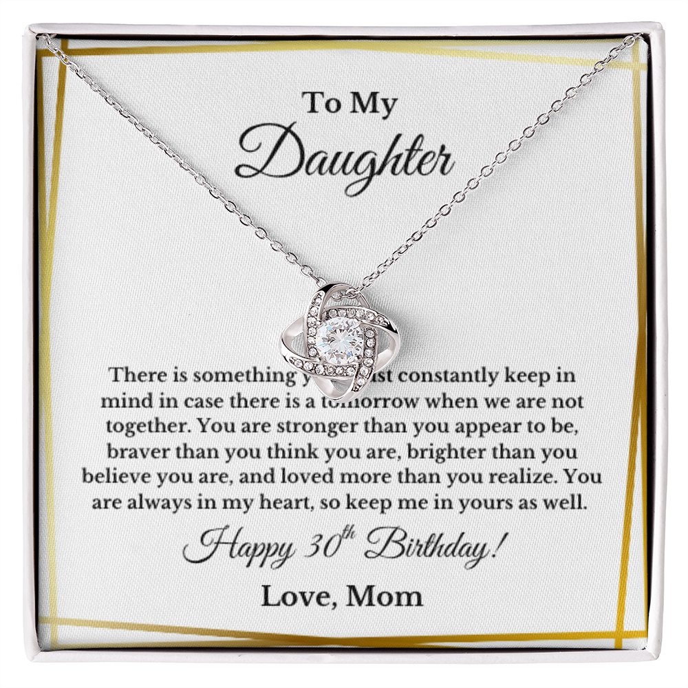 Daughter 30th Birthday Necklace