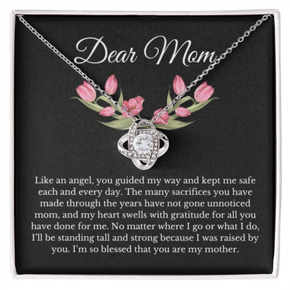 To My Mom Necklace, For Mom From Daughter Son, Mother's Day Gift