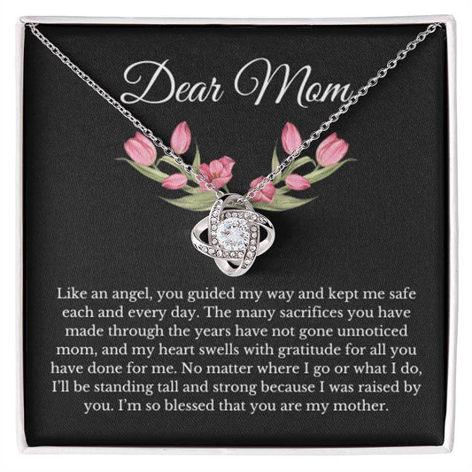 To My Mom Necklace, For Mom From Daughter Son, Mother's Day Gift
