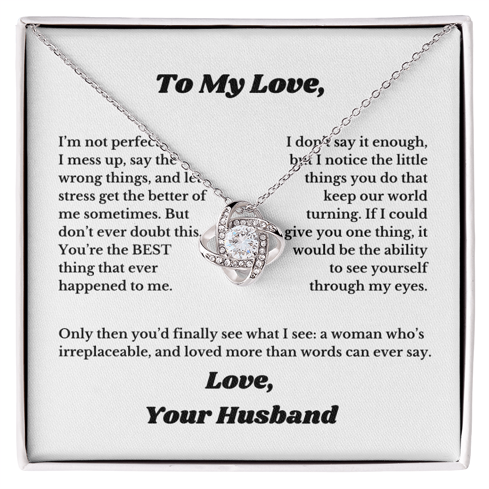 Gifts for Love, Necklace for Wife From Husband, Anniversary Jewelry, Christmas Birthday for Her, To My Soulmate Gift, Wifey