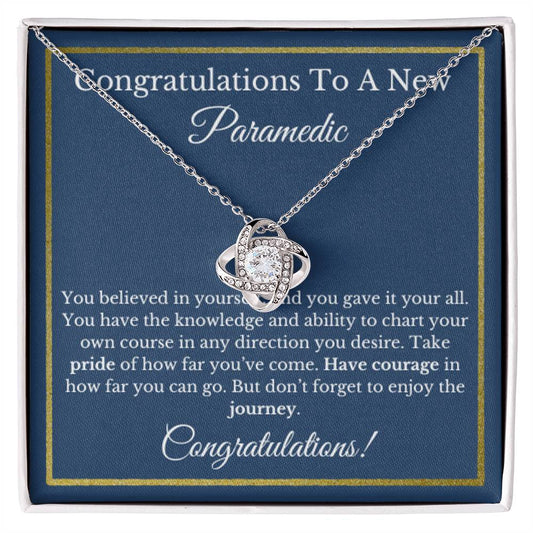 Paramedic Graduation Gift, Healthcare Jewelry Necklace.