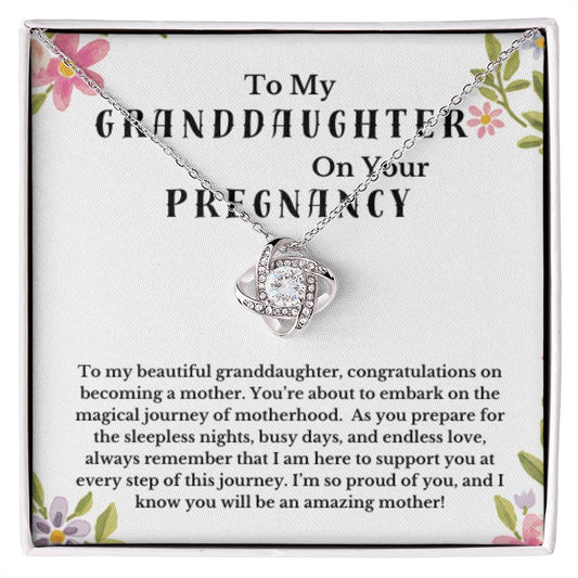 Granddaughter Pregnancy Gift From Grandma, Baby Shower, Congratulations Pregnancy, Granddaughter Necklace