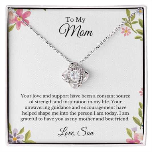 Heart, Groom To Mother Gift, Son To Mother On Wedding Day Necklace, Mother Of The Groom Gift From Son, Mom Wedding Gift, Mother's Day