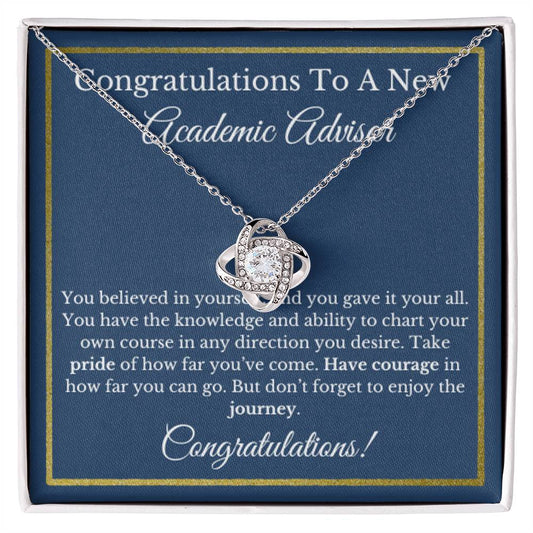 Academic Advisor Graduation Gift, Student Support Necklace, Future Advisor Jewelry, College Mentor
