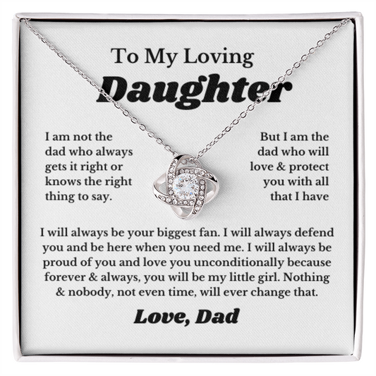 To My Daughter Necklace Gift From Dad, Jewelry