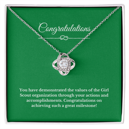 Scout Love Knot Necklace.