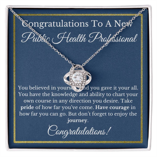 Public Health Graduation Gift, Graduation Necklace, Professional Jewelry.