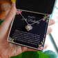 80th Birthday Necklace, Birthday Love Knot Necklace, Birthday Gifts For Woman, Birthday Card, Pendant Necklace