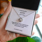 Love Knot To My Aunt Jewelry, Aunt Necklace Gift, Cousin Gift, Family Jewelry, Message Card Gift, For Aunt, Aunt Birthday
