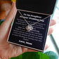 Necklace Gift for Daughter on Her Wedding Day from Mom, Bride Gift from Mom, Daughter Wedding Gifts