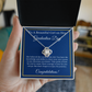 Love Knot Graduation Gift Necklace, Gold Diamond, for Her, High School, College Class of 2025