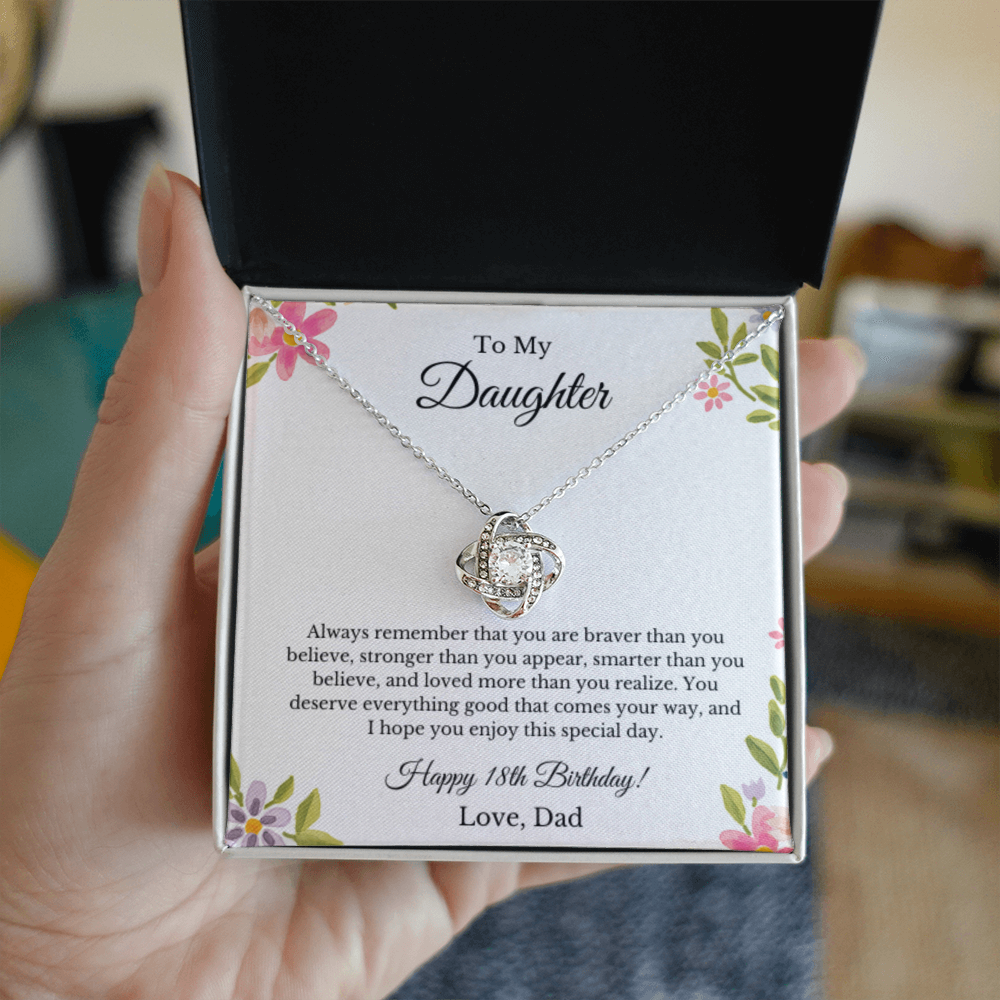 Daughter's 18th Birthday Necklace From Dad