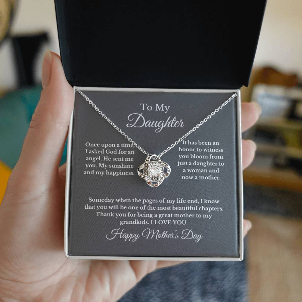 To Daughter From Mom Mother's Day Gift- Great Mother Necklace
