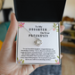 To My Daughter New Mom Pregnancy Necklace Gift