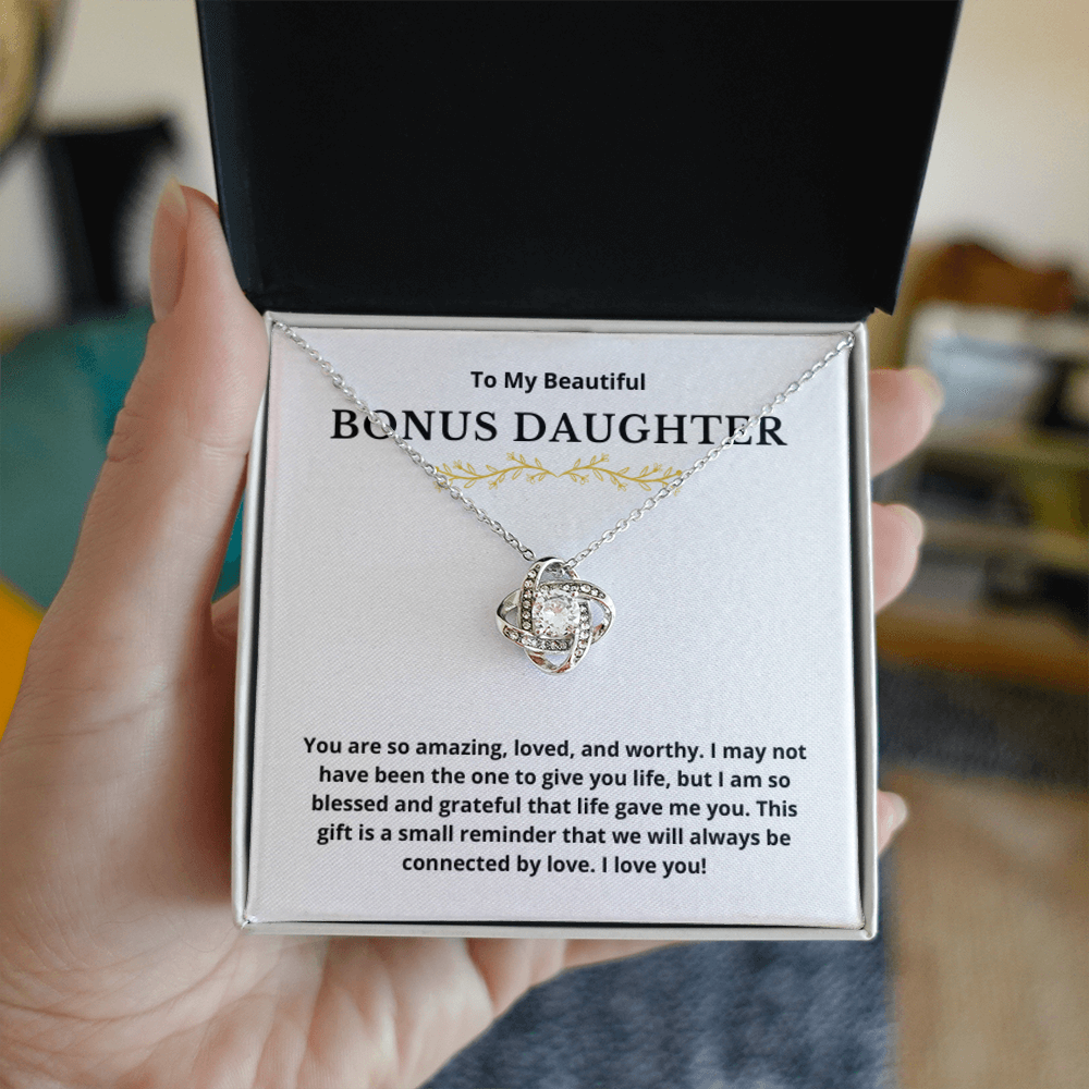 Bonus Daughter Love Knot Necklace