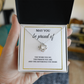 May You Be Proud Necklace, Coworker Birthday Gift, Employee Gifts, Thank You Notebook, Leader Appreciation Jewelry