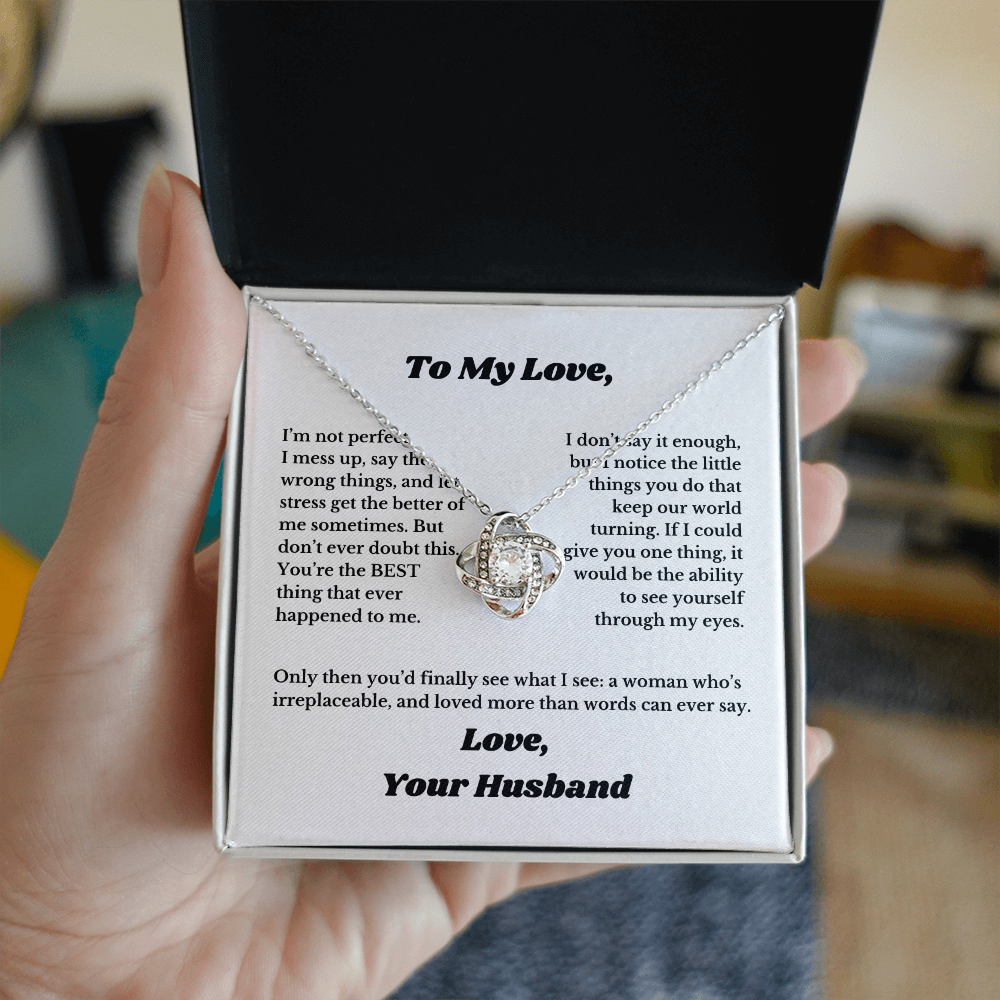 Gifts for Love, Necklace for Wife From Husband, Anniversary Jewelry, Christmas Birthday for Her, To My Soulmate Gift, Wifey